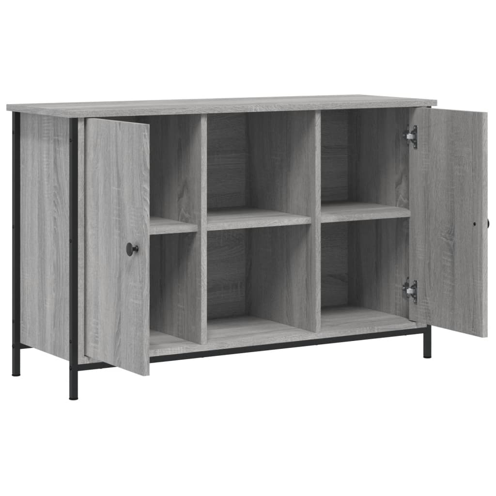 Szürke sonoma színű szerelt fa TV-szekrény 100 x 35 x 65 cm 6