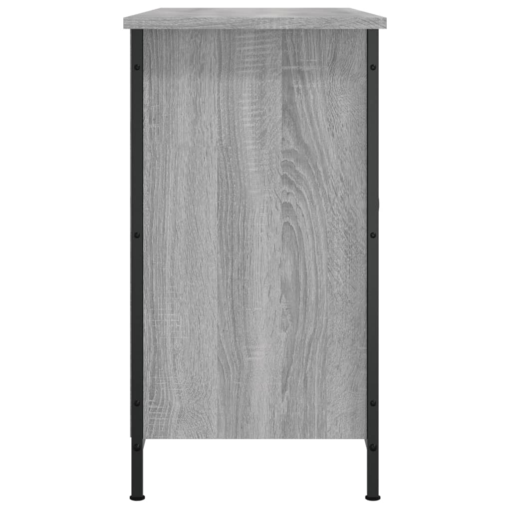 Szürke sonoma színű szerelt fa TV-szekrény 100 x 35 x 65 cm 7
