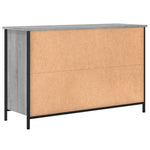 Szürke sonoma színű szerelt fa TV-szekrény 100 x 35 x 65 cm 8
