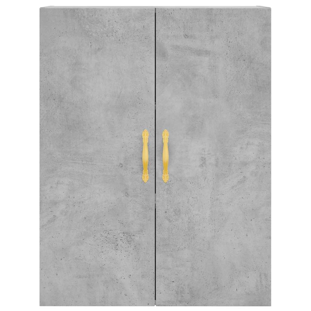 Betonszürke fali szekrény 69,5x34x90 cm 7