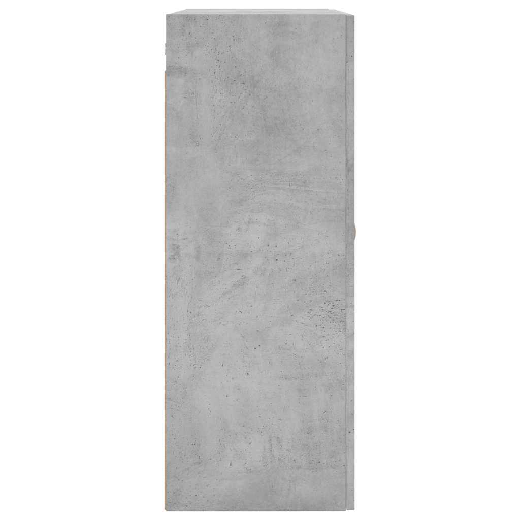 Betonszürke fali szekrény 69,5x34x90 cm 8