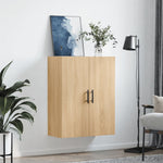 Sonoma színű fali szekrény 69,5x34x90 cm 3