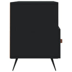 Fekete szerelt fa TV-szekrény 102 x 36 x 50 cm 7