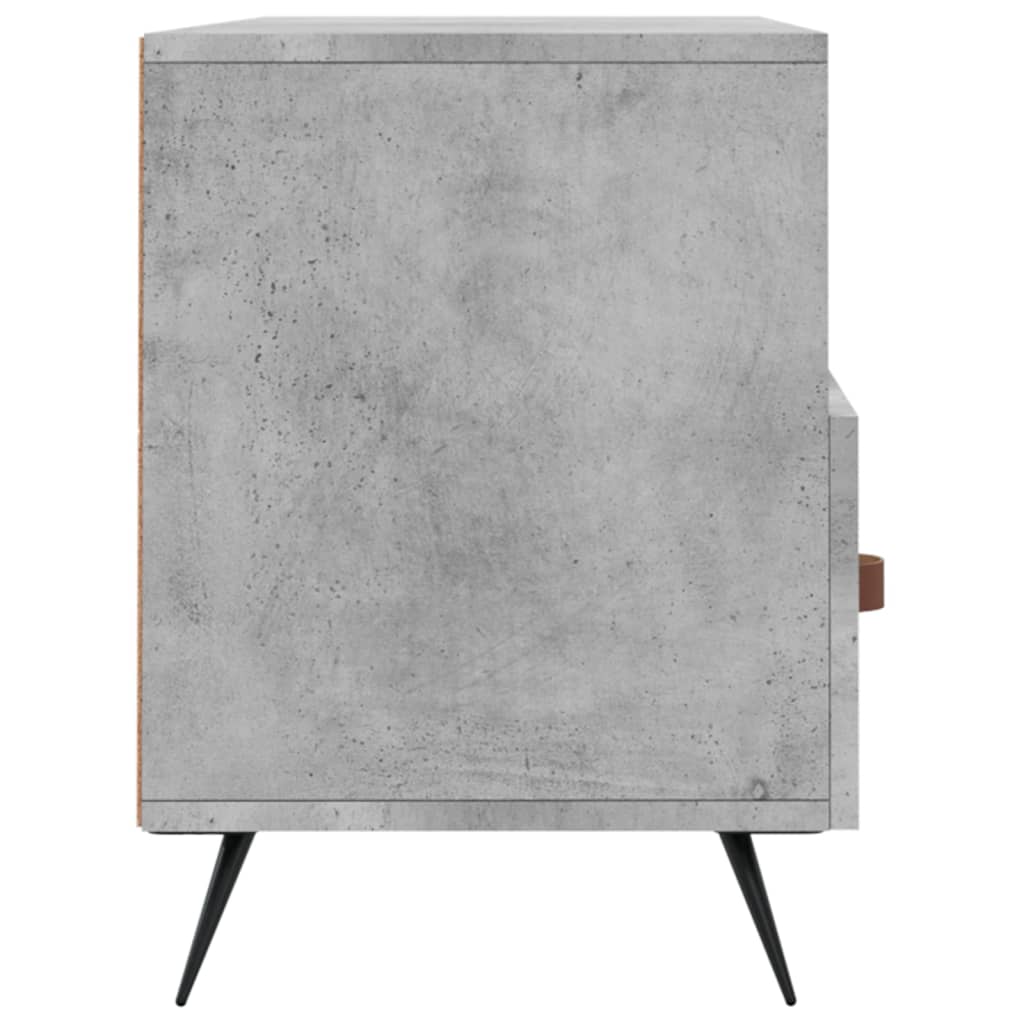 Betonszürke szerelt fa TV-szekrény 102 x 36 x 50 cm 7