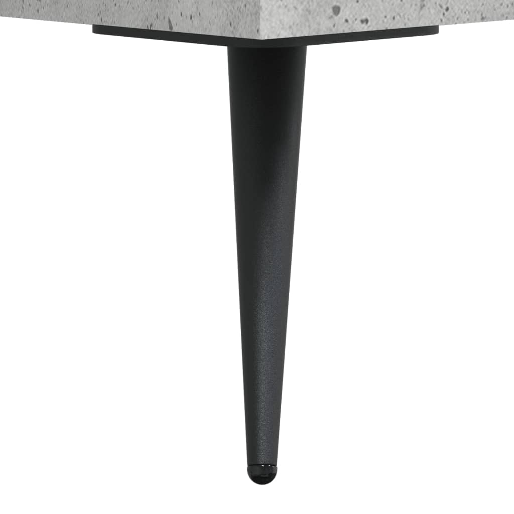 Betonszürke szerelt fa TV-szekrény 102 x 36 x 50 cm 10