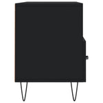 Fekete szerelt fa TV-szekrény 102 x 36 x 50 cm 7