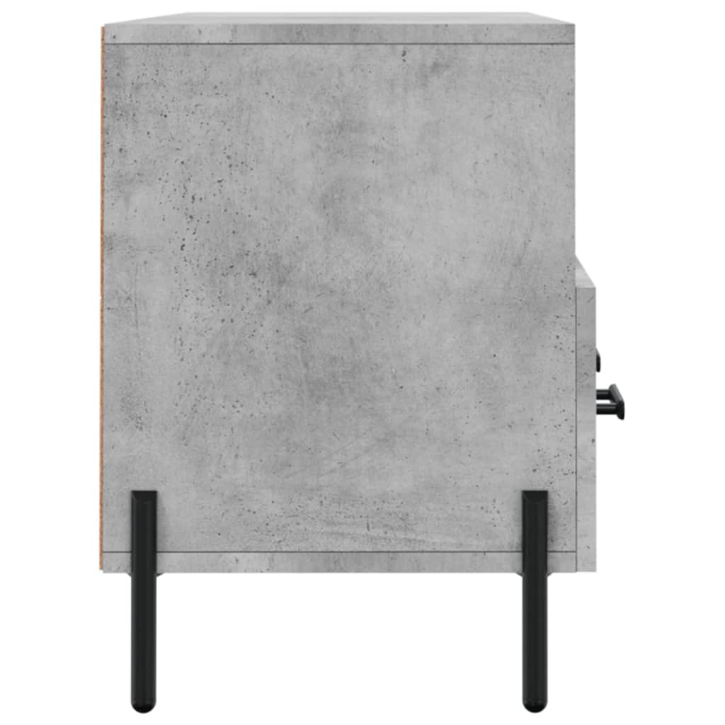 Betonszürke szerelt fa TV-szekrény 102 x 36 x 50 cm 7