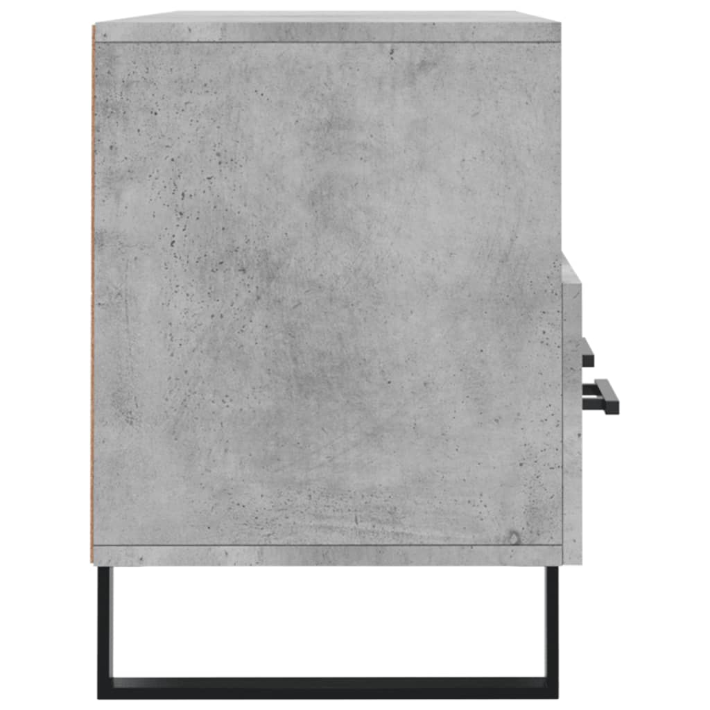 Betonszürke szerelt fa TV-szekrény 102 x 36 x 50 cm 7