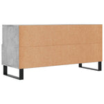 Betonszürke szerelt fa TV-szekrény 102 x 36 x 50 cm 8