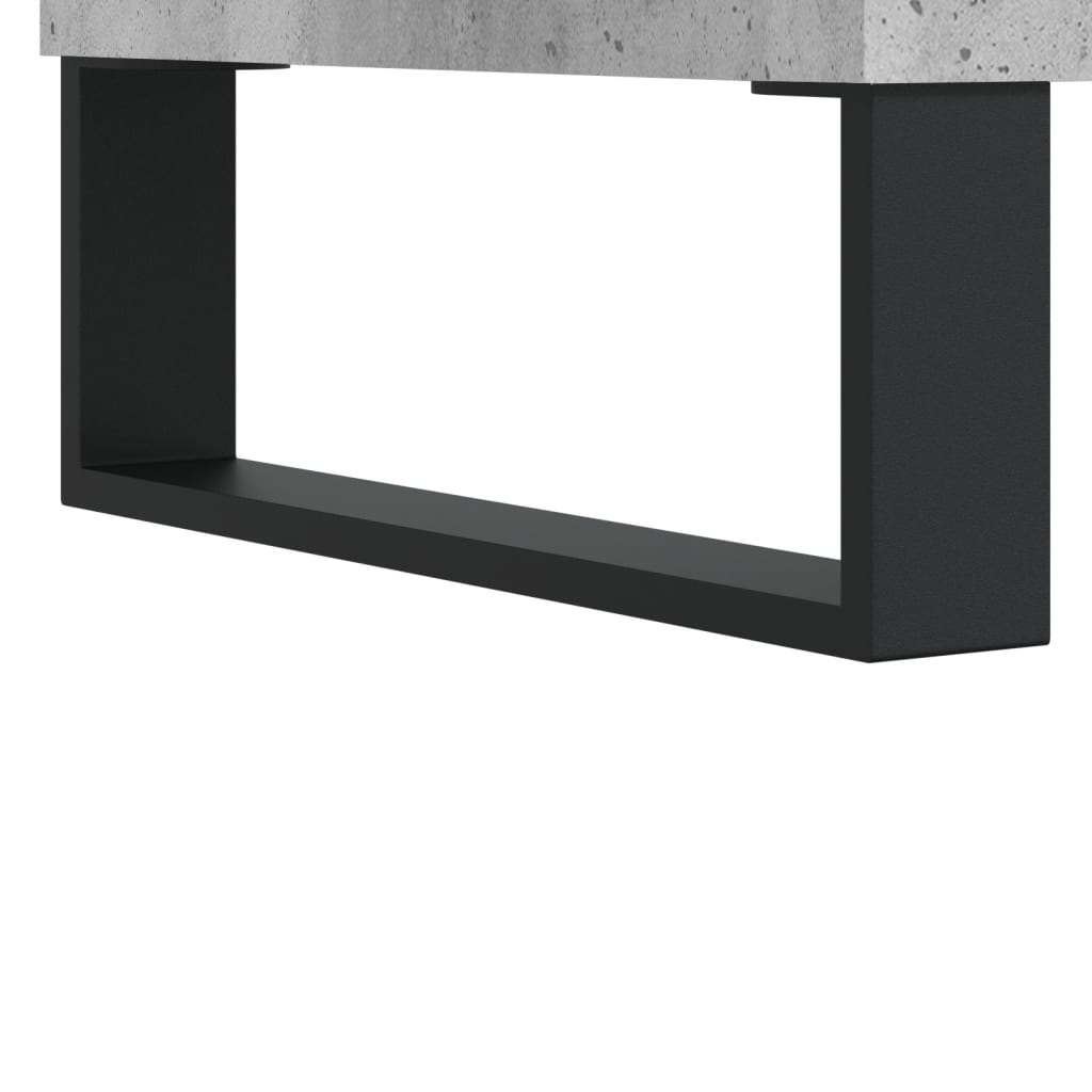 Betonszürke szerelt fa TV-szekrény 102 x 36 x 50 cm 10