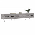 Szürke sonoma színű szerelt fa TV-szekrény 150x36x50 cm 3