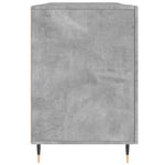 Betonszürke szerelt fa íróasztal 140 x 50 x 75 cm 7