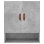 Betonszürke szerelt fa faliszekrény 60 x 31 x 70 cm 5