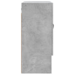 Betonszürke szerelt fa faliszekrény 60 x 31 x 70 cm 7