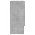 Betonszürke szerelt fa faliszekrény 60 x 31 x 70 cm 7