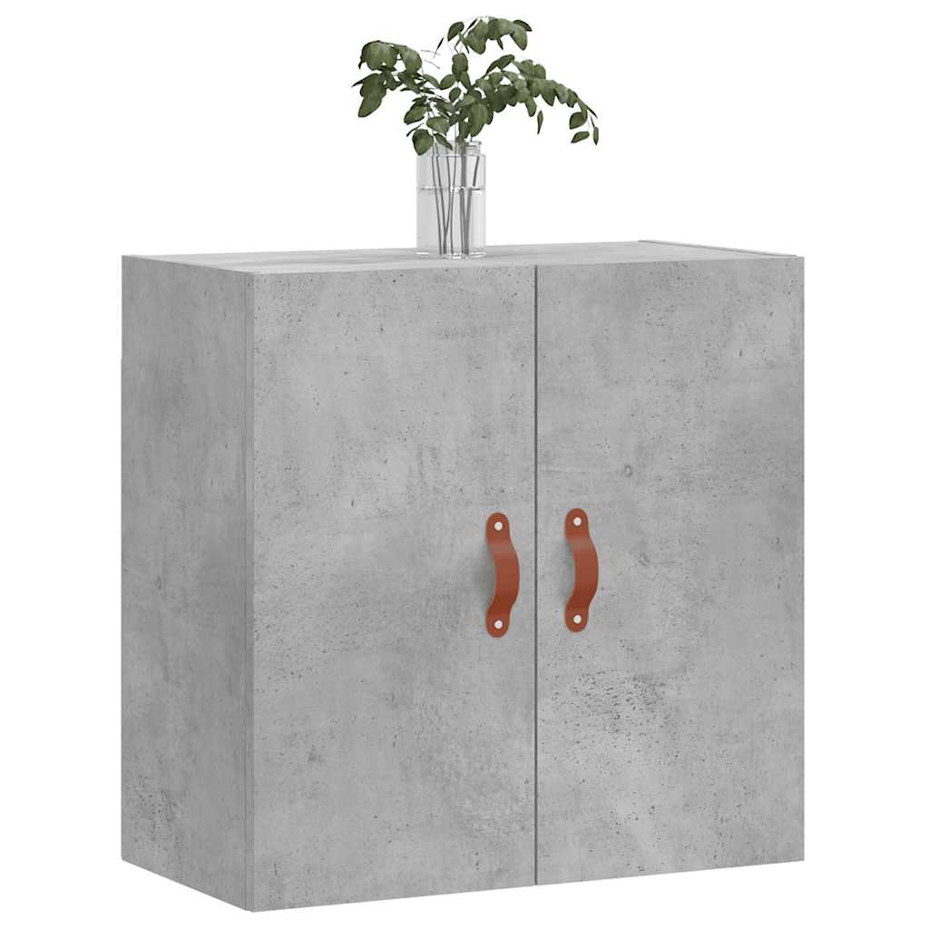 Betonszürke szerelt fa faliszekrény 60 x 31 x 60 cm 3