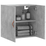 Betonszürke szerelt fa faliszekrény 60 x 31 x 60 cm 4