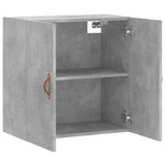 Betonszürke szerelt fa faliszekrény 60 x 31 x 60 cm 6