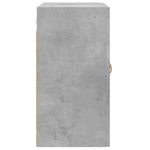 Betonszürke szerelt fa faliszekrény 60 x 31 x 60 cm 7