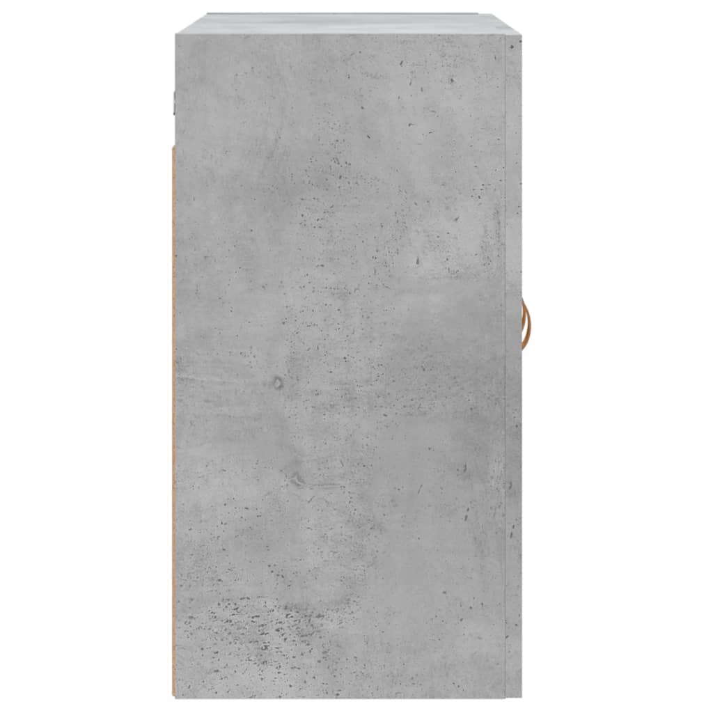 Betonszürke szerelt fa faliszekrény 60 x 31 x 60 cm 7