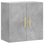 Betonszürke szerelt fa faliszekrény 60 x 31 x 60 cm 2