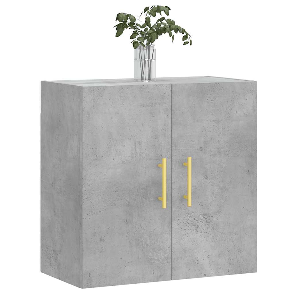 Betonszürke szerelt fa faliszekrény 60 x 31 x 60 cm 3