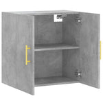 Betonszürke szerelt fa faliszekrény 60 x 31 x 60 cm 6