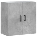 Betonszürke szerelt fa faliszekrény 60 x 31 x 60 cm 2