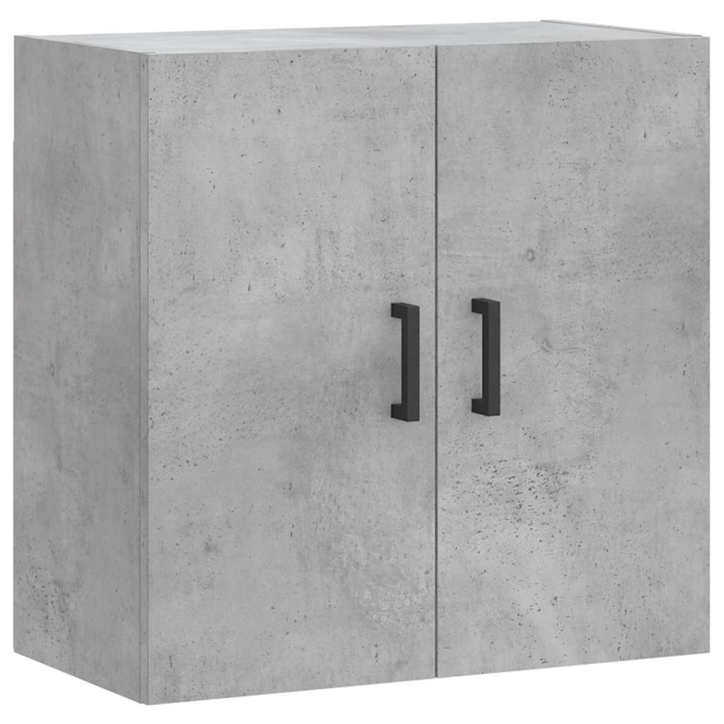Betonszürke szerelt fa faliszekrény 60 x 31 x 60 cm 2