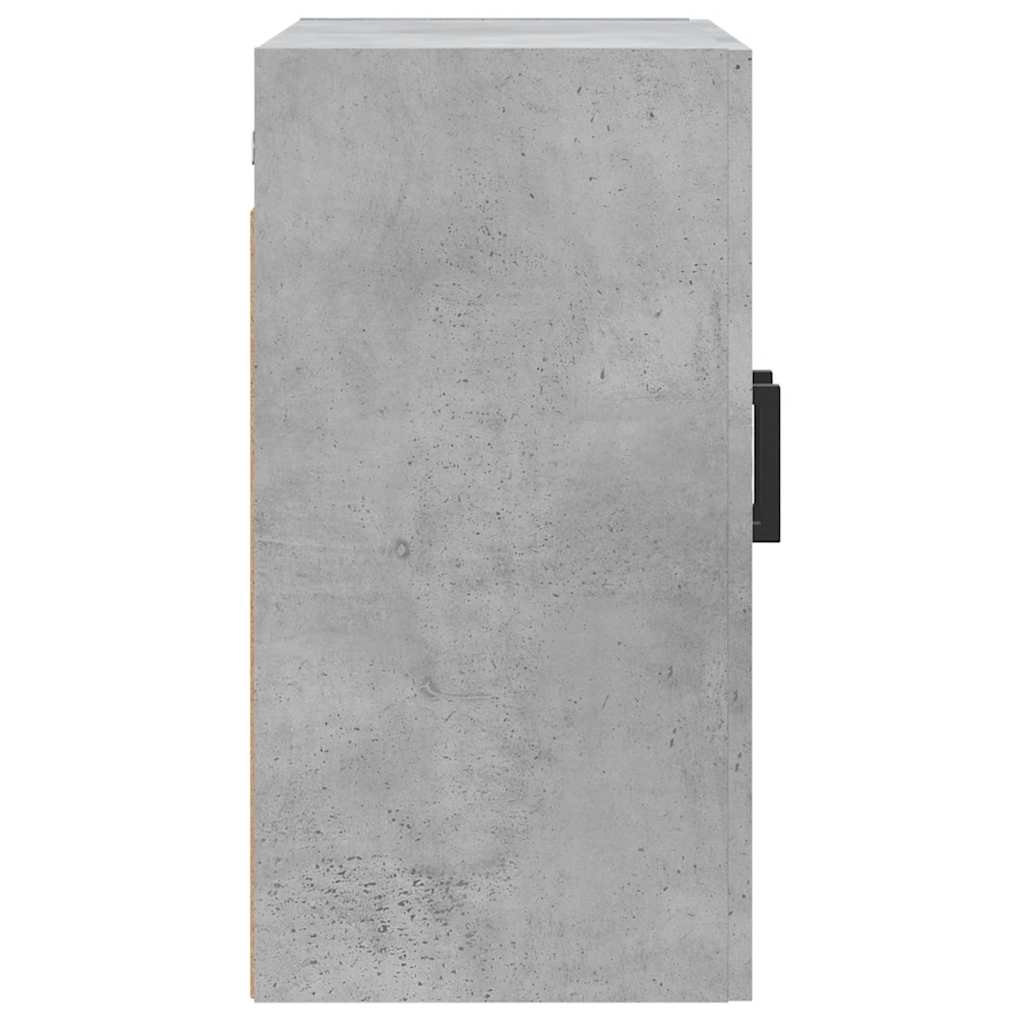 Betonszürke szerelt fa faliszekrény 60 x 31 x 60 cm 7