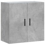 Betonszürke szerelt fa faliszekrény 60 x 31 x 60 cm 2