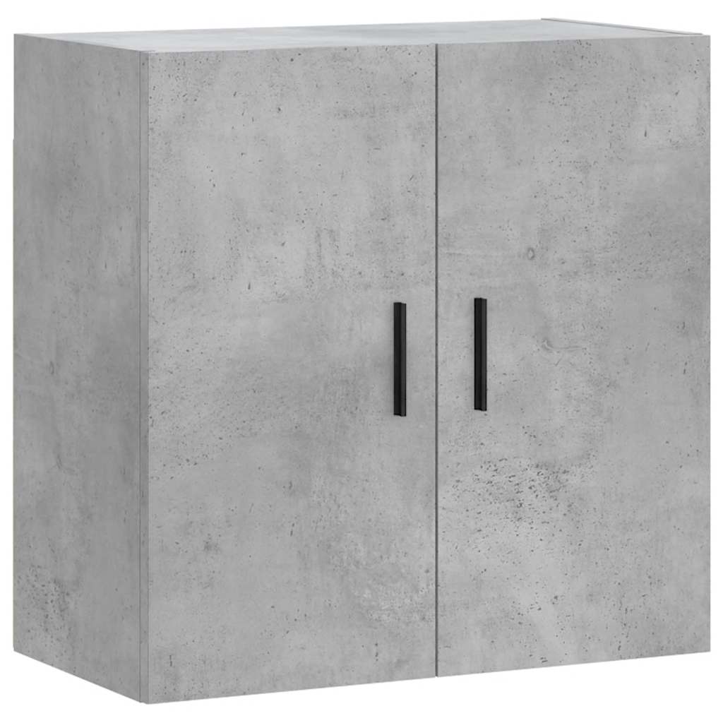 Betonszürke szerelt fa faliszekrény 60 x 31 x 60 cm 2