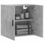Betonszürke szerelt fa faliszekrény 60 x 31 x 60 cm 4
