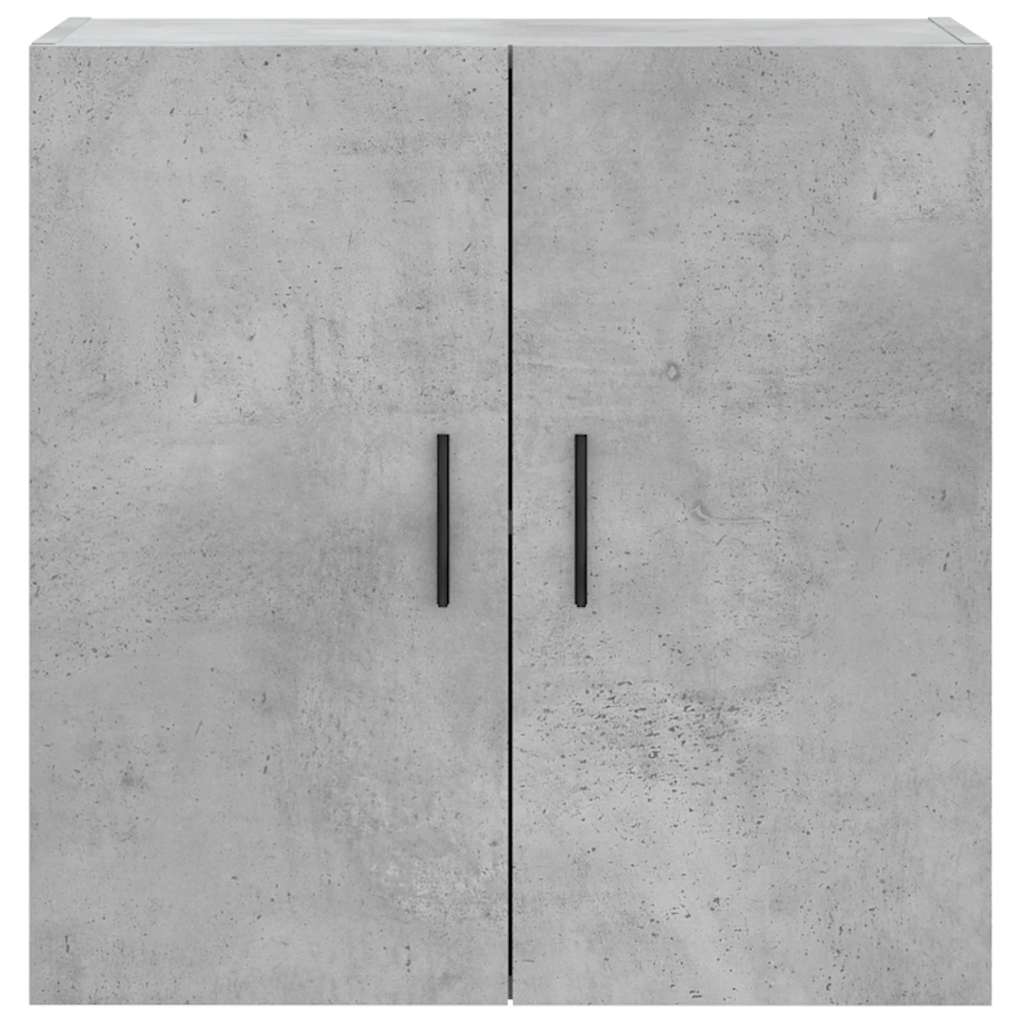 Betonszürke szerelt fa faliszekrény 60 x 31 x 60 cm 5