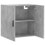 Betonszürke szerelt fa faliszekrény 60 x 31 x 60 cm 6
