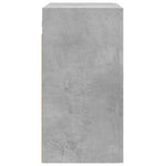 Betonszürke szerelt fa faliszekrény 60 x 31 x 60 cm 7