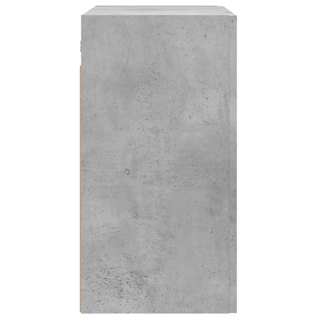 Betonszürke szerelt fa faliszekrény 60 x 31 x 60 cm 7