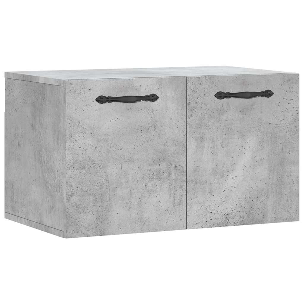 Betonszürke szerelt fa faliszekrény 60 x 36,5 x 35 cm 2
