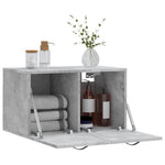 Betonszürke szerelt fa faliszekrény 60 x 36,5 x 35 cm 10