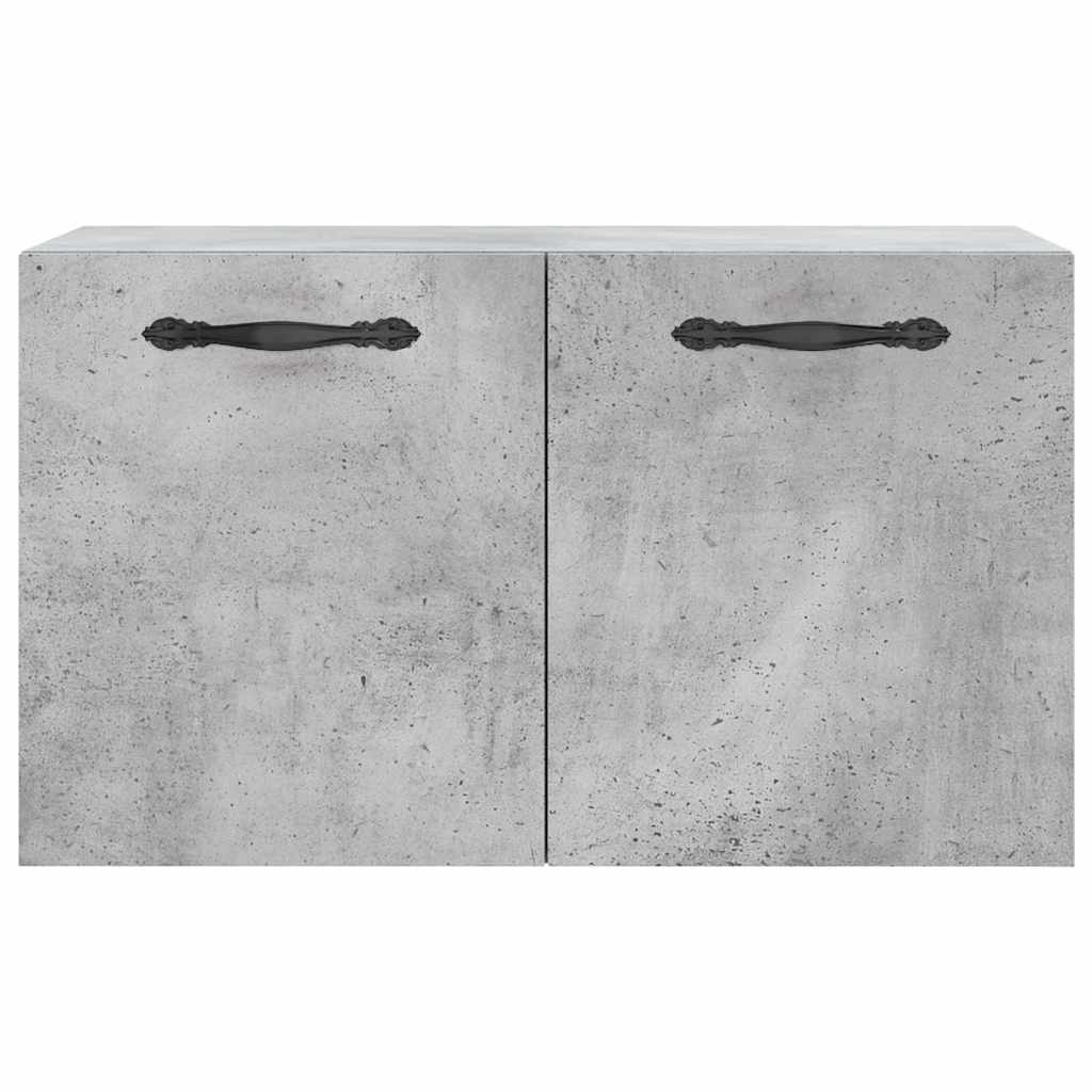 Betonszürke szerelt fa faliszekrény 60 x 36,5 x 35 cm 3