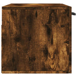 Füstös tölgy színű szerelt fa faliszekrény 80 x 36,5 x 35 cm 7