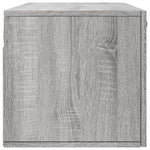 Szürke sonoma színű szerelt fa faliszekrény 100 x 36,5 x 35 cm 6