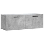 Betonszürke szerelt fa faliszekrény 100 x 36,5 x 35 cm 2