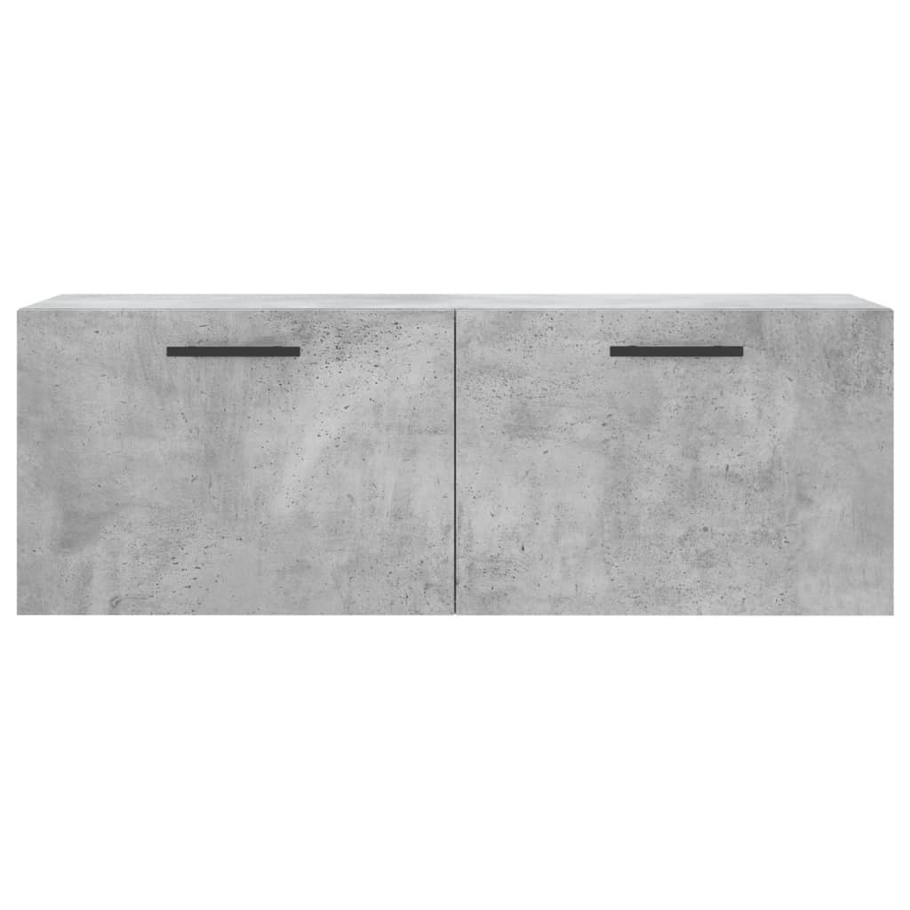 Betonszürke szerelt fa faliszekrény 100 x 36,5 x 35 cm 5