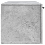 Betonszürke szerelt fa faliszekrény 100 x 36,5 x 35 cm 7