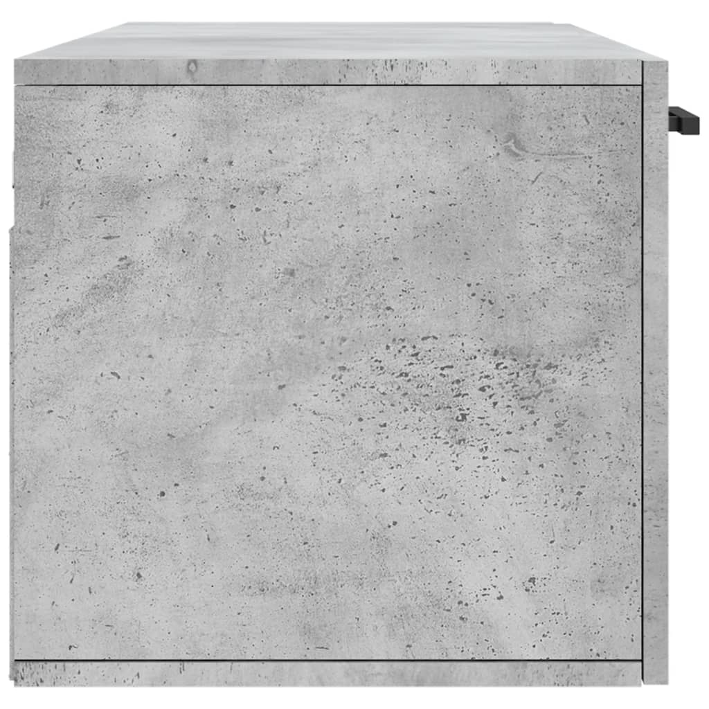 Betonszürke szerelt fa faliszekrény 100 x 36,5 x 35 cm 7