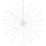 2 db karácsonyi hideg fehér csillagfény 140 db LED 17 cm 5