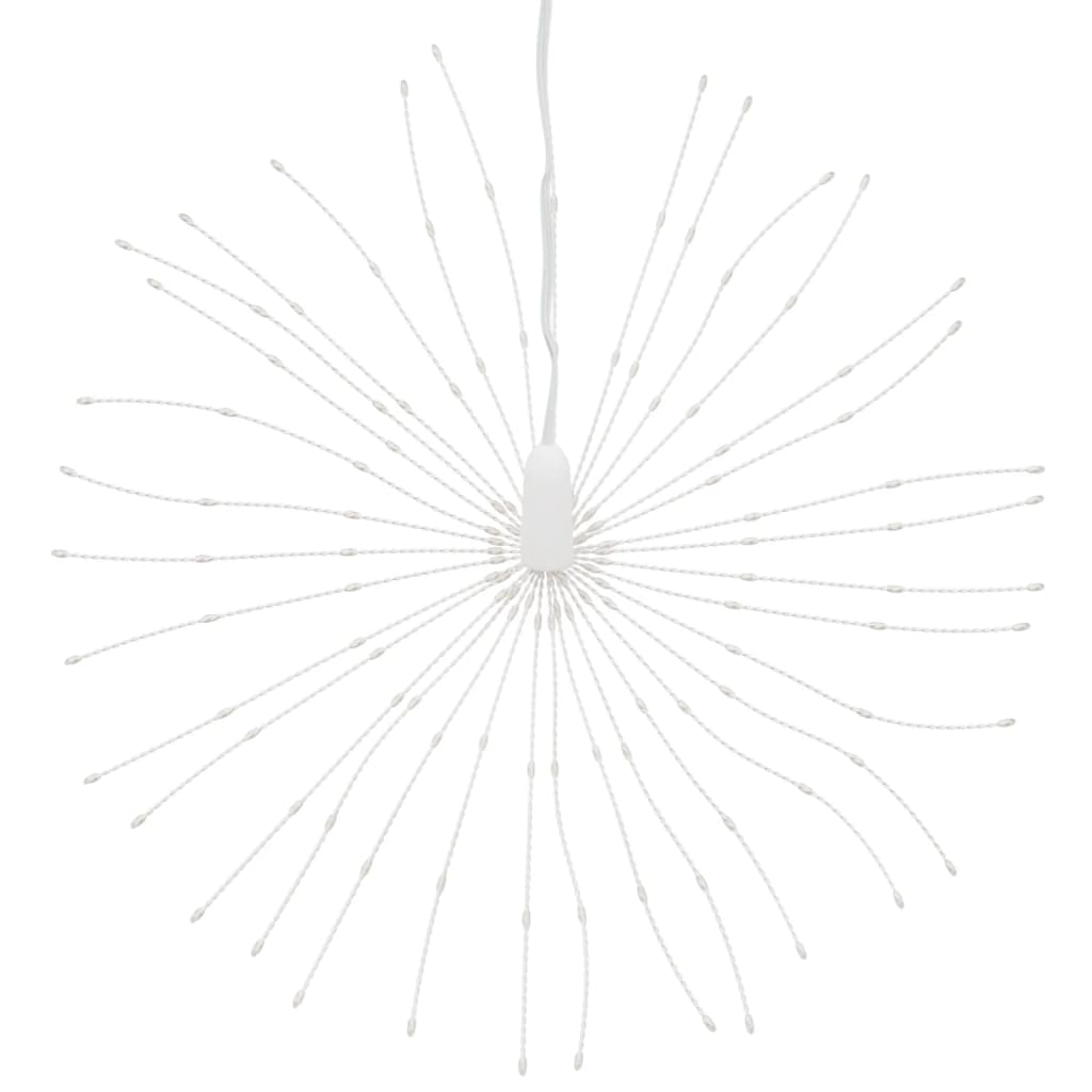 2 db karácsonyi hideg fehér csillagfény 140 db LED 17 cm 5