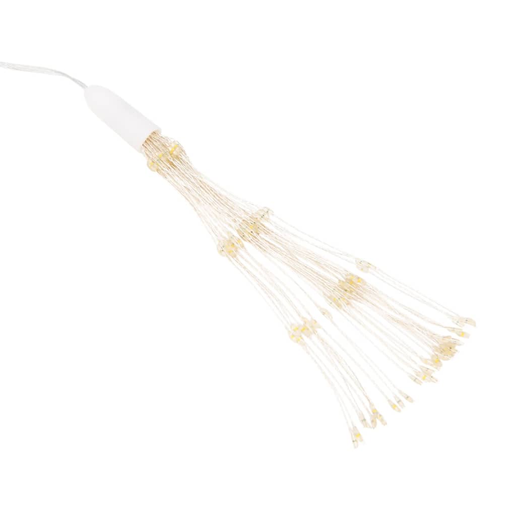 2 db karácsonyi hideg fehér csillagfény 140 db LED 17 cm 6