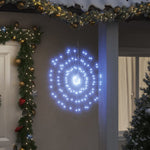 2 db karácsonyi hideg fehér csillagfény 140 db LED 17 cm